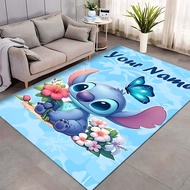 3D Customized Name Carpet Stitch Carpet Fashion 3D Printed Anime Floor Mat Cartoon Living Room Bedro