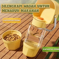 2 IN 1 Dog Cat Drinking & Feeding Bottle Holder / Pet Feeder Bottle Portable F16 Pet Travel Water