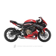 Hugsticker สติ๊กเกอร์ติดรถ สติ๊กเกอร์ CBR650R ลาย RR-R (ชุดกลาง)