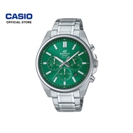 Casio Edifice EFV-650D-3AV Silver Stainless Steel Band Men Watch