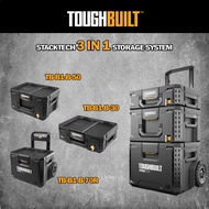 TOUGHBUILT STACKTECH TOOL BOX SYSTEM 3 IN 1 TOOL BOX HEAVU DUTY TB-B1-B-30 / TB-B1-B-50 / TB-B1-B-70