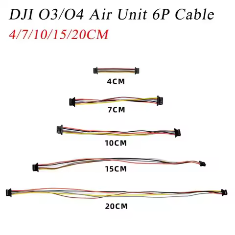 2PCS 6P Cable 4/7/10/15/20CM Connecting Wire For O3 O4 Air Unit F4 F7 With Direct Plug Flight Contro