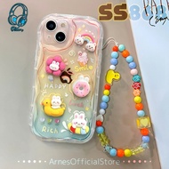case softcase 3d happy lanyard for samsung a03s a04 a13 a14 a24 a32 j2 - ss868 sm a25 5g