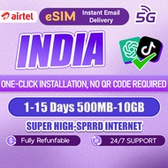 CSL India eSIM | 1-15Days | 500MB-10GB | High-Speed Data | esim India | India sim card