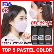 KOREA Pastel 10 Color KF94 Mask / Made In Korea / BFE99.9% / Unisex/indivudual pack/