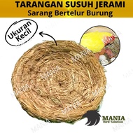 STRAW FIBER TARANGAN CANARY BIRD'S NEST Sangkar Burung