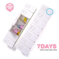 7 Day Tablet Pill Box Holder Weekly Medicine Storage Organizer Container Case