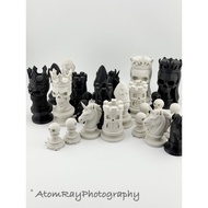 Chess Set Skull Pawn Chess contains 16 3D Printing Chess box