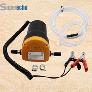 Car Engine Oil Pump 12V/24V Electric Diesel Extractor 60W with Tube for Car Boat [superecho.my]