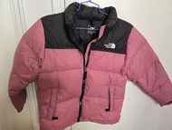 The North Face 粉色羽絨外套 150