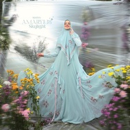 [Madeniasyari_masya]Gamis Syari/Dress Set "SKYLIGHT" By Madenia_Masya