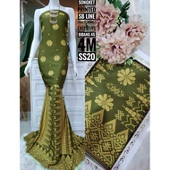 KAIN PASANG, SB LINE SONGKET PRINTED EXCLUSIVEBIDANG 45"/4 METER