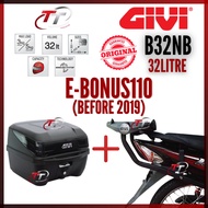 EBONUS 110 EBONUS110 E BONUS 110 SR GIVI HRV HEAVY DUTY MONO RACK MONORACK J TAPAK KOTAK CASE KARRIER B32N E250N B33NM