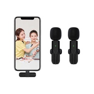 One for Two Noise Reduction HD Radio Recording Interview Wireless Lavalier Microphone Radio Micropho