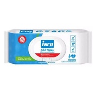 แพ็คคู่สุดคุ้ม INCO Adult Wipes ทิชชู่เปียก 40ชิ้น ผ้าเช็ดทำความสะอาดผิวสำหรับผู้ใหญ่