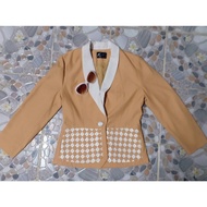 A.s.18 Size 343 (With Cash On Delivery) Women's Blazer Style Brand Name Fabric Has Weight Decorated 