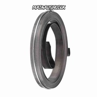 MAINAUSHUI6K 2PCS Recoil Starter Spring, Dark Silver Metal Pull Start Spring, Durable Easy to Instal
