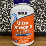 Now ULTRA OMEGA-3 FISH OIL (180 Tablets)