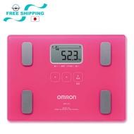 Omron KARADA Scan Body Composition &amp; Scale Small and Compact Pink - Japan Export Set