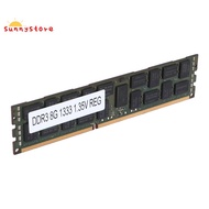 8GB DDR3 1333MHZ Ecc Ram Memory PC3L-10600R 1.35V 2RX4 REG Ecc RAM for Server Workstation