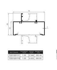 Aluminium Infinito Serat Kayu Casement Window 72012 Kusen Jendela Aluminium Batangan