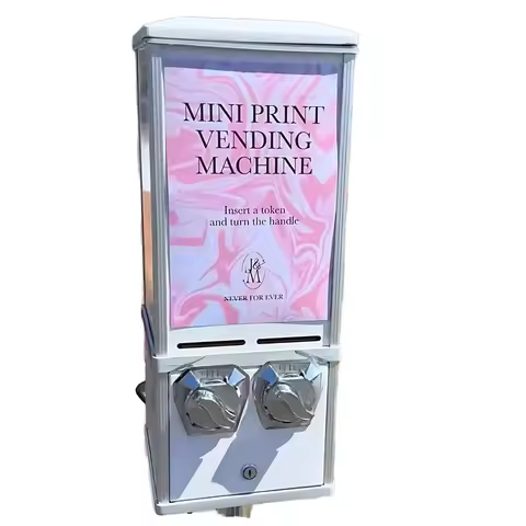 *CE-Certified DEER KV25 Vending Machine | Coin & Token Payment | 200-300 Pcs Tattoo Sticker Capacity