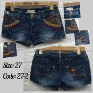 Trendy Blue or Black Denim Short and Skort (Size 27)