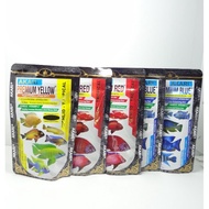 pellet ikan Akari Premium Red Yellow Blue floating pellets 1mm