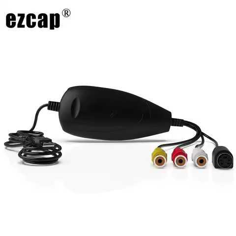 EZCAP172 USB 2.0 Audio Video Grabber Capture Card Convert Analog Video for VHS 8MM,Video Camera Reco