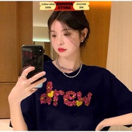 D.riw Men's and Women's T-shirt with full tag, oversz form, smooth 2-way dry cotton, thick fabric, f