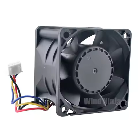 CHT6012BX-W38B High-Speed 6cm Cooling Fan 60x60x38mm DC12V 1.60A 4-Pin 12000rpm Double Ball Bearing 