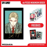 SPY X FAMILY INSTAX MINI INSPIRED PHOTOCARD HD Print with FREEBIES | WEEASIA