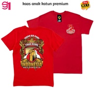 Couple Tops for Children and Adults Celebrating Indonesia's 79th Anniversary of the Republic of Indo