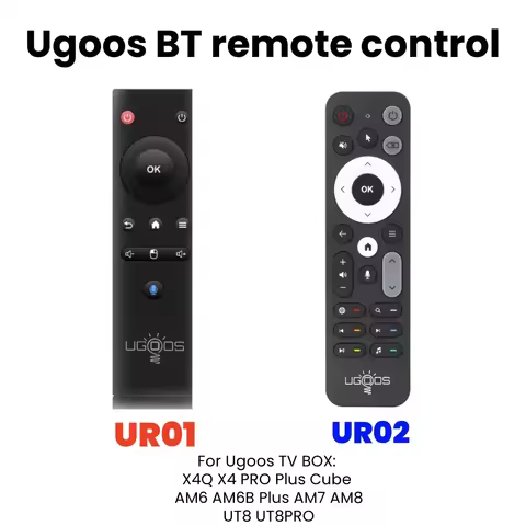 UR02 UR01 Original UGOOS Voice Remote Control BT Gyroscope Air Mouse For AM7 AM6 AM6B PLUS AM8 X4Q P