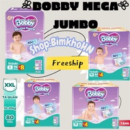 (Free piece) Bobby Mega Jumbo Diaper Pants M112/L96/XL84/XXL76