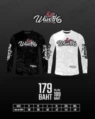 เสื้อพิมพ์ลาย A T SPORT รุ่น เวฟซิ่ง (Wave zing) เสื้อแขนยาว กันลม  เสื้อกีฬาใส่ออกกำลังกายราคาถูก