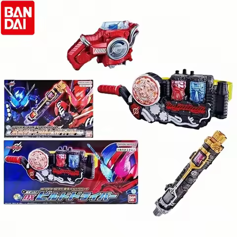 Bandai Genuine DX Kamen Rider Build Driver Belt Reissue Version W/ Hazard Trigger Set - Collectible 