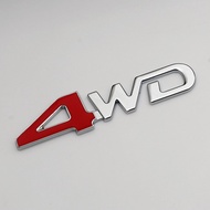Car Tail Rear Side Metal 4x4 RC Car 4WD Sticker 3D Chrome Badge Car