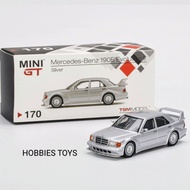 Mini GT 170 Mercedes Benz 190E Evolution II Silver
