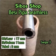 Seamless Iron Pipe Od 17mm Id 11mm Thickness 3mm length 20cm to 100cm