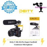 Deity V-Mic D3 Pro Set Super Cardioid Condenser On-Camera Recording Mic for DSLR Camera Smartphone
