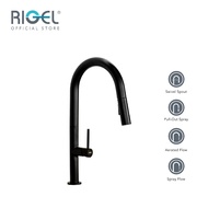 RIGEL Matte Black Kitchen Pull-out Faucet Mixer Tap W2-R-MXK1141P-BM