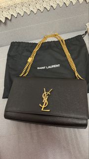 YSL kate medium bag black 黑金