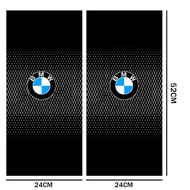2ชิ้นสติกเกอร์ปรับแต่งสำหรับสัตว์เลี้ยงแบบมีลักษณะเฉพาะตัวและสร้างสรรค์สำหรับเสากลางรถยนต์สำหรับ BMW
