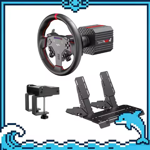 PXN VD4 Bundle Racing Wheel 4Nm Force Feedback Simulator Gaming Steering Wheel PXN VD Series Direct 