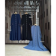 Abaya Button Line Dan Black Series Khizanah Sunnah Official Kioshawa . Khizaanah Gamis Dress Polos B