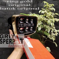 LAMPU DEPAN RX KING OVAL DAYMAKER LED 10 TITIK RING GOLD DAN BATOK ASLI ORIGINAL YAMAHA