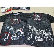 Drag Style Racing Thai Shirt Black by BBWSHOP ‘readystock’ motor drag shirt