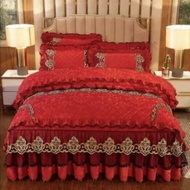 Bedroom & bed sheet rumbay bride brucat sarban2 sargul2