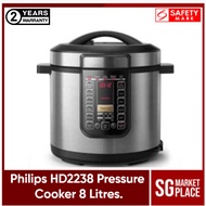 Philips HD2238 Pressure Cooker 8 Litres. Safety Mark Approved. Local SG Stock. 2 Years Warranty.